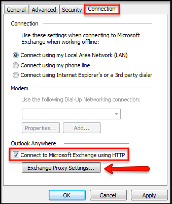 Windows Vista Home Outlook Exchange
