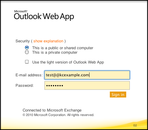 msoutlook login