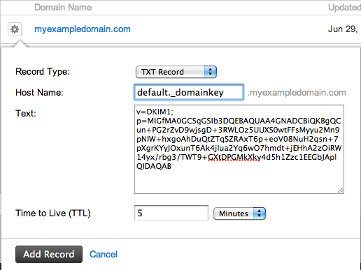 Что такое dkim запись в dns