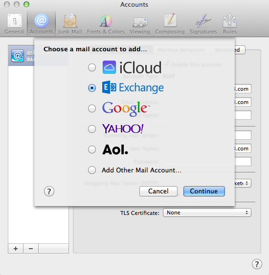 add email on mac