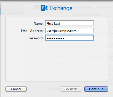 Microsoft exchange mac os 10