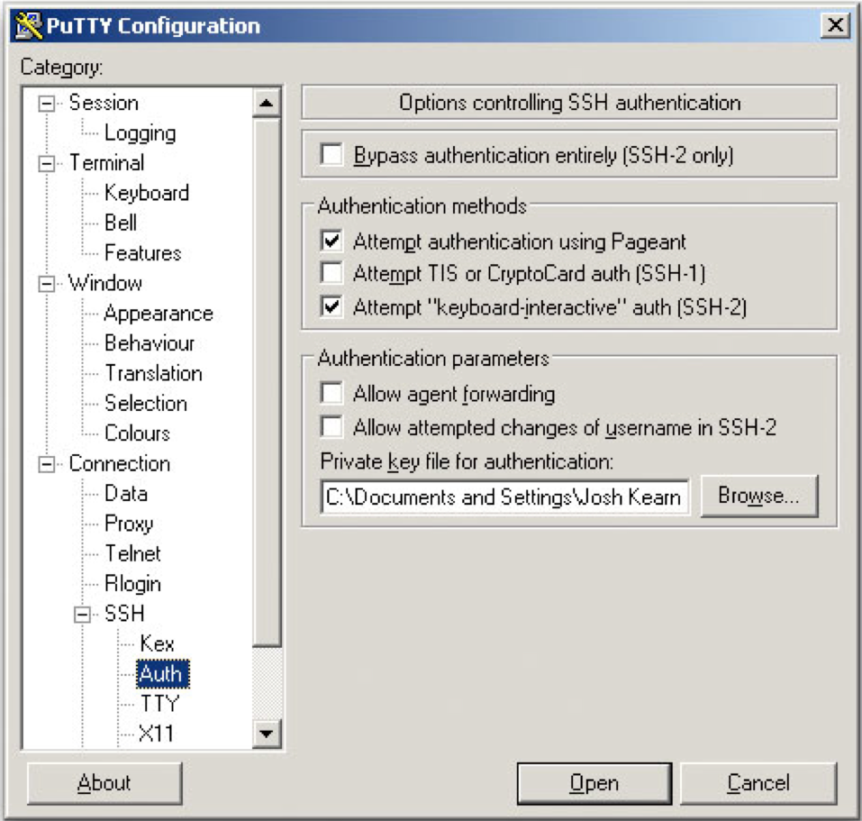 Putty generate ssh key linux mac