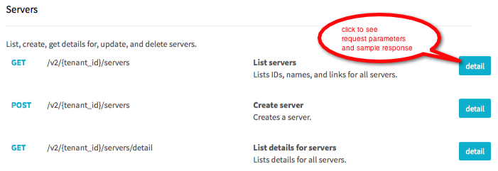api.rackspace.com lists all API operations.