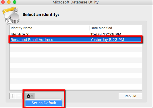 How To Create An Identity In Outlook 2011 For Mac